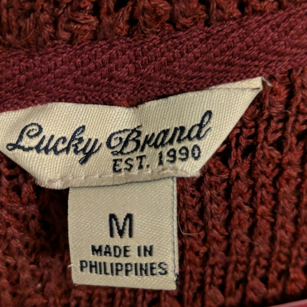 Lucky Brand waterfall cardigan sweater - Picture 4 of 5
